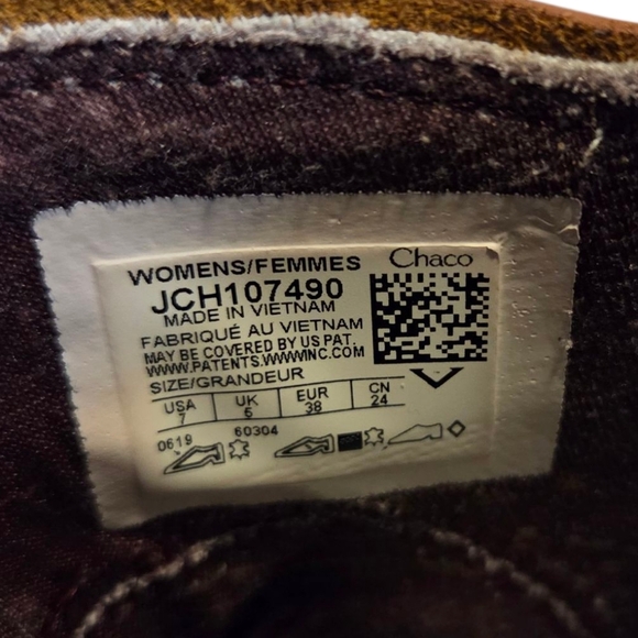 Chaco Cataluna Mid Boot Women's 7 Leather Brown Tan Zipper Heel Ankle JCH107490 - Picture 4 of 7